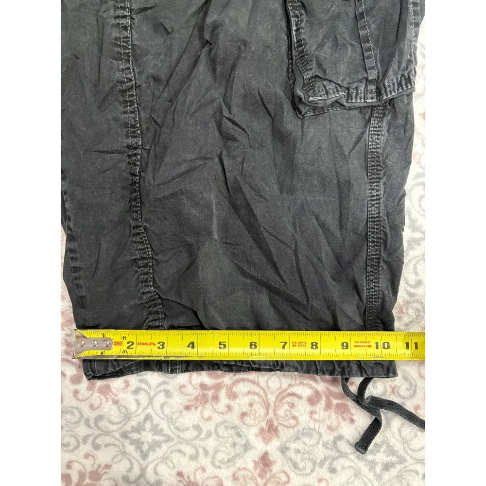 YXR Jeans Mens Cargo Shorts Faded Black 100 Cotton Relaxed Fit Size 42 Utility - Picture 7 of 10